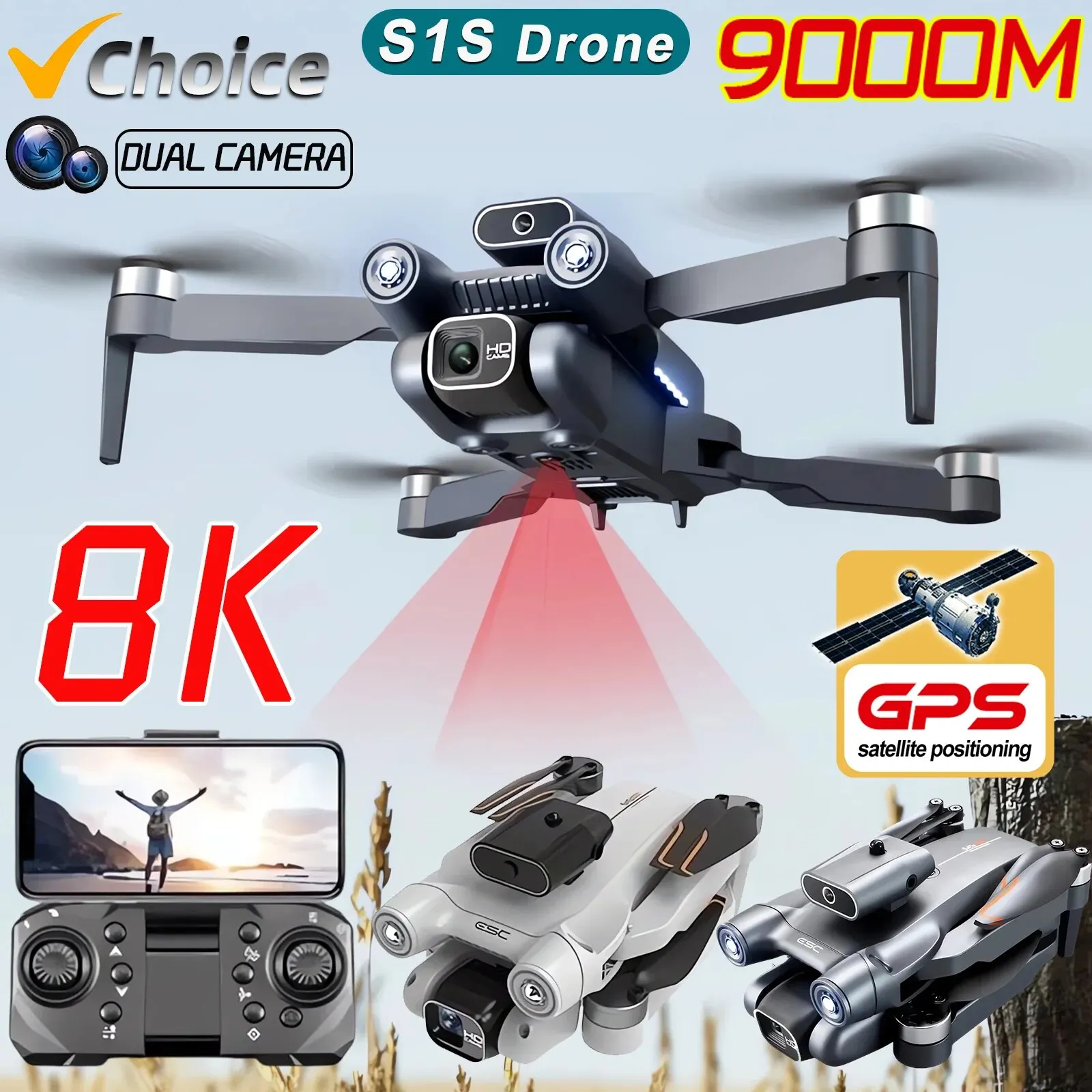 Новинка, камера для дрона S1S, – обзор и цена Drone Gps Mount