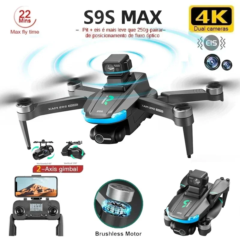 НОВЫЙ S9S MAX MINI Drone 4K 2- – обзор и цена Drone Gps Module