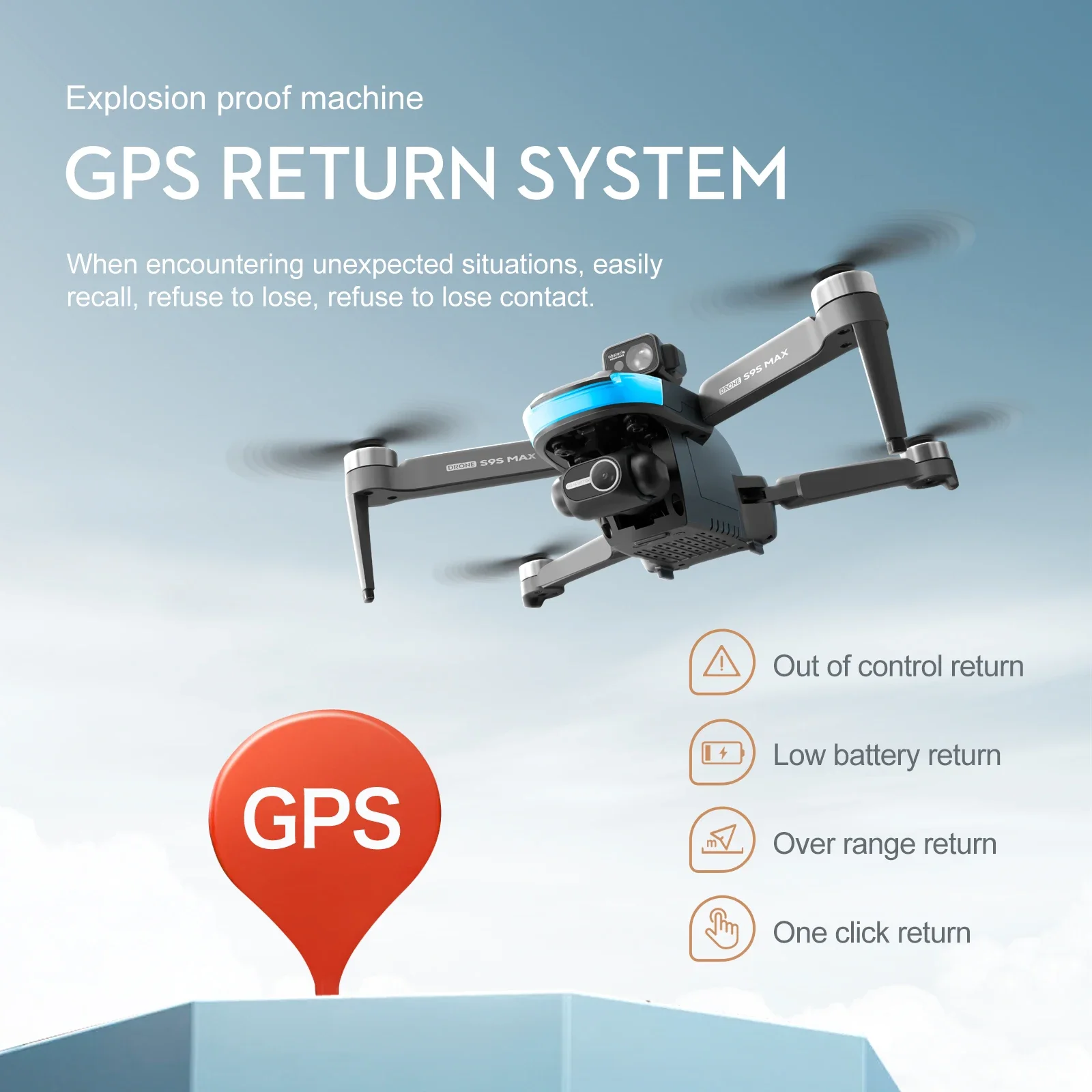 НОВЫЙ S9S MAX MINI Drone 4K 2- – обзор и цена Drone Gps Module