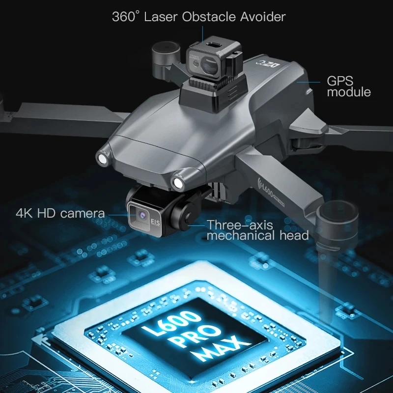 L600 PRO MAX GPS Дрон Професси – обзор и цена Drone Gps Mount