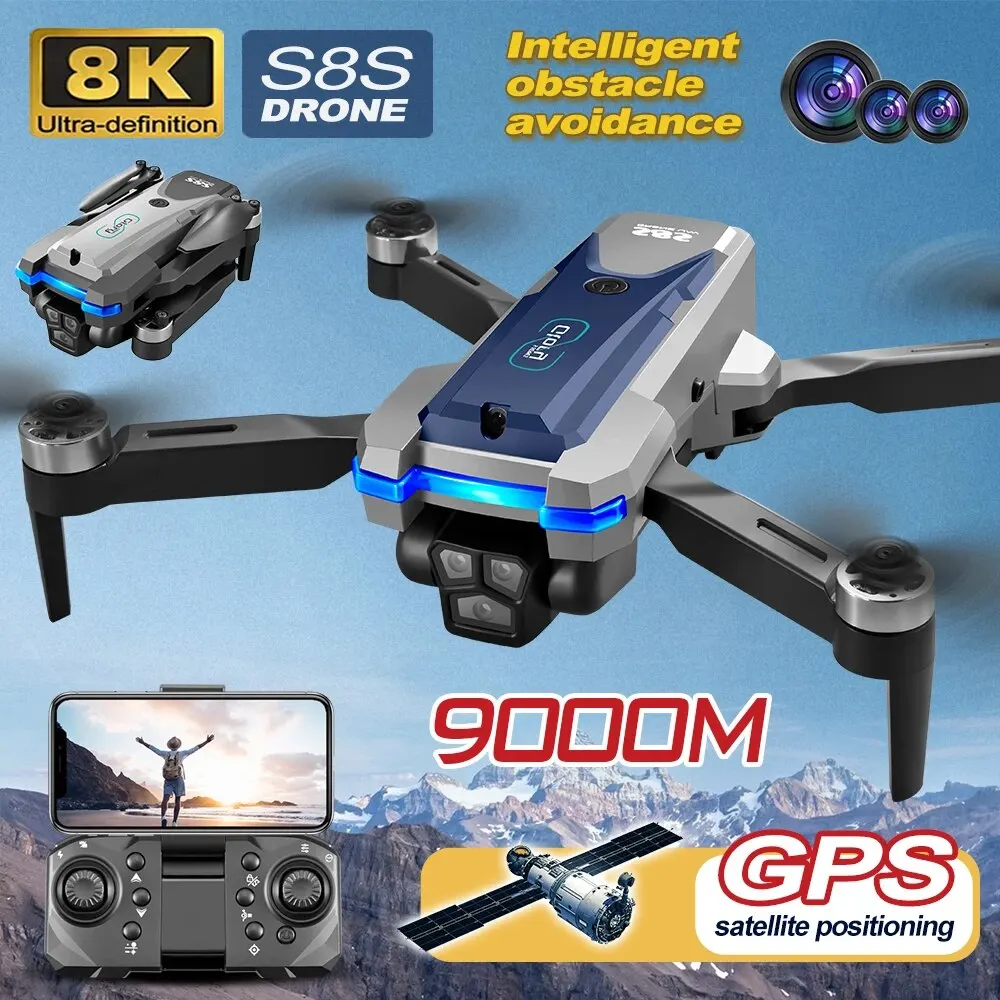 Складной Квадрокоптер S8S, GPS – обзор и цена Drone Gps Mount